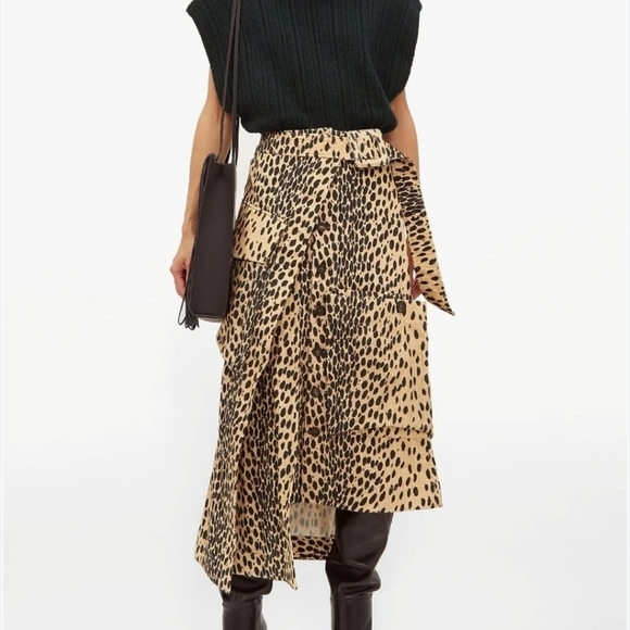Jacquemus leopard print skirt, la collectionneuse, size 38 - Picture 1 of 12